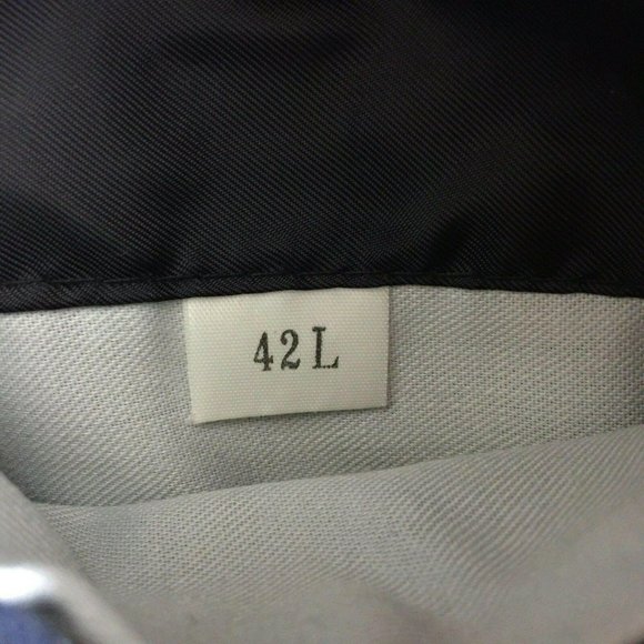 Thomas Suit Jacket Blazer Sports Coat Mens 100% Pure Wool 42L Blue Pinstripe 6 P - Picture 7 of 12